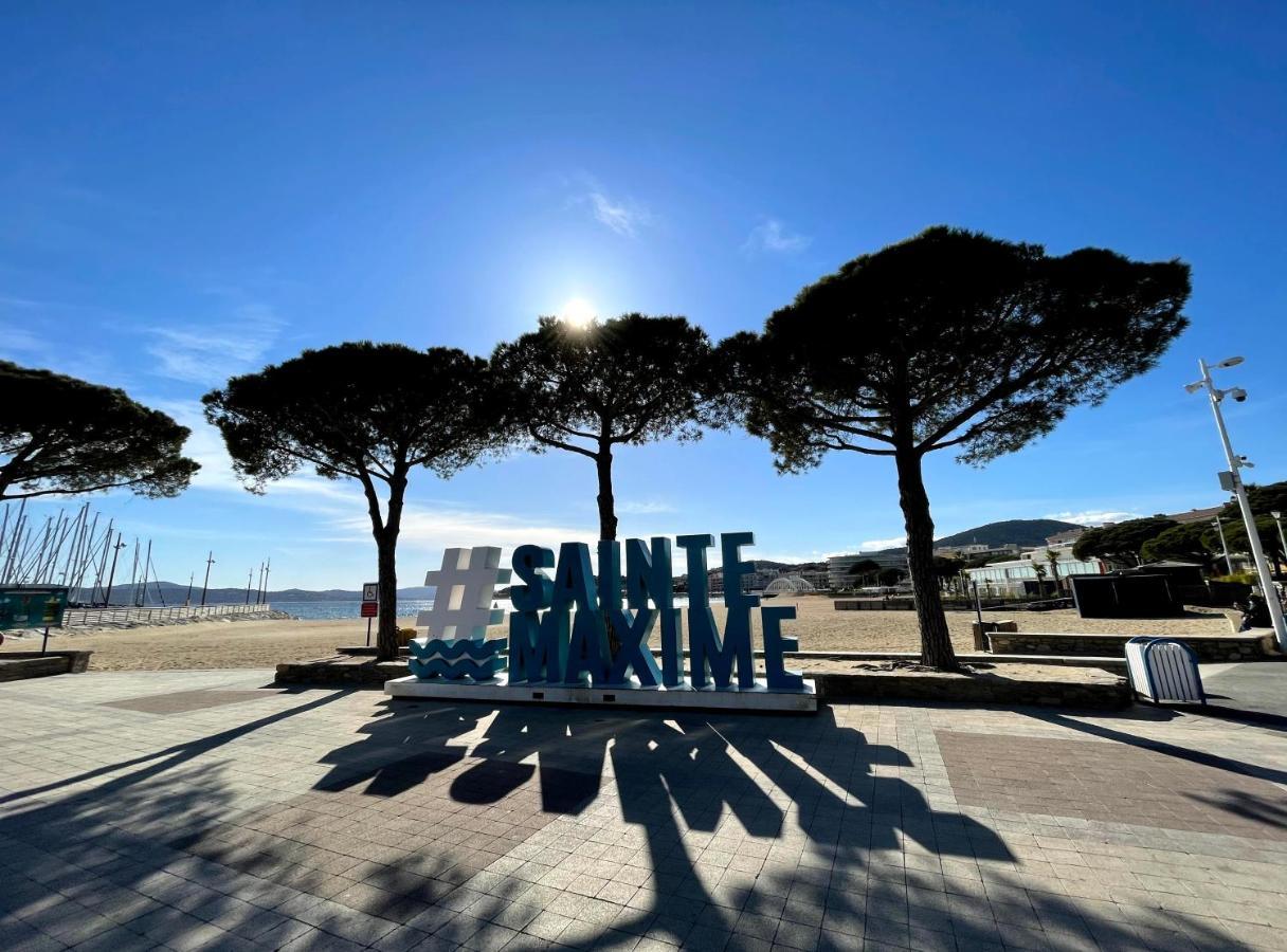 Appartement Sainte-Maxime, Plage De La Nartelle Exterior foto